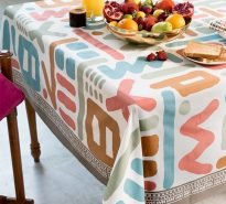 nazca_windyhill_Tablecloth, 100%cotton,trendy modern design abstract